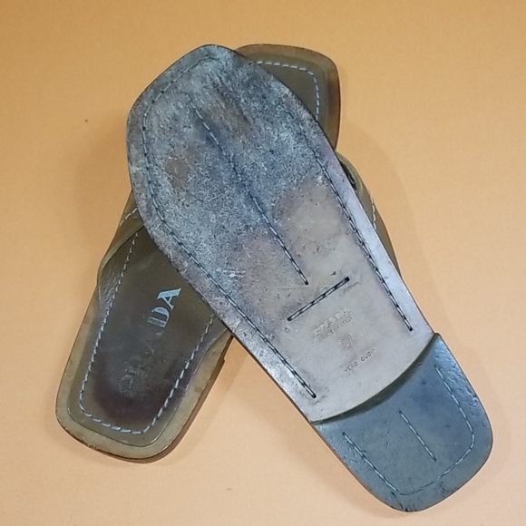 PRADA Leather Thong Sandal - Picture 10 of 12